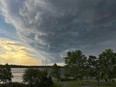Environment Canada can spot and issue warnings about severe weather faster and with more precision with 32 newly upgraded weather radar stations across the country. Storm clouds move across the sky as Environment Canada issued tornado warnings Thursday, July 13, 2023 in Montreal.