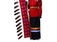 An example of a ribbon skirt is shown in an undated handout image published to RCMP Commissioner Mike Duheme's account on social media site X.