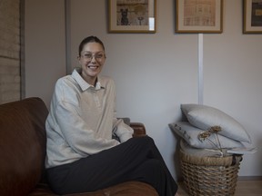 Kristyn White, Tell It Like It Is program facilitator, sits for a portrait at the Creative Options Regina offices on Wednesday, June 5, 2024 in Regina.