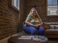 Heather Hynd, a Tell It Like It Is program participant and self-advocate, sits for a portrait at the Creative Options Regina offices on Wednesday, June 5, 2024 in Regina.