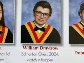In 2018, William Dmytrow decided to make a bold prediction that the Edmonton Oilers would win the Stanley Cup in 2024 under his graduation photo. Now, six years later with the Oilers two wins away from winning the Stanley Cup, Dmytrow wants nothing more than his prediction to come true.