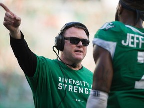 Chris Jones had a new contract with the Saskatchewan Roughriders when he left the CFL team for an NFL opportunity in 2019.