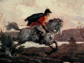 Details from C.W. Jefferys' famous painting of Sir Isaac Brock riding to Queenston Heights in October 1812. The Battle of Queenston Heights, which took place on the Niagara Escarpment during the War of 1812, was notable because both Indigenous and Black troops helped defend Upper Canada from the invading Americans, writes Jonathan Kay, who encourages Canadians to learn more about the country's vibrant history.