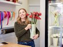 Svetlana Leonchuk moved Fiori-Studio, a flower shop, and SVE Jewels, specializing in hypoallergenic jewelry, to Broadway Avenue in May.