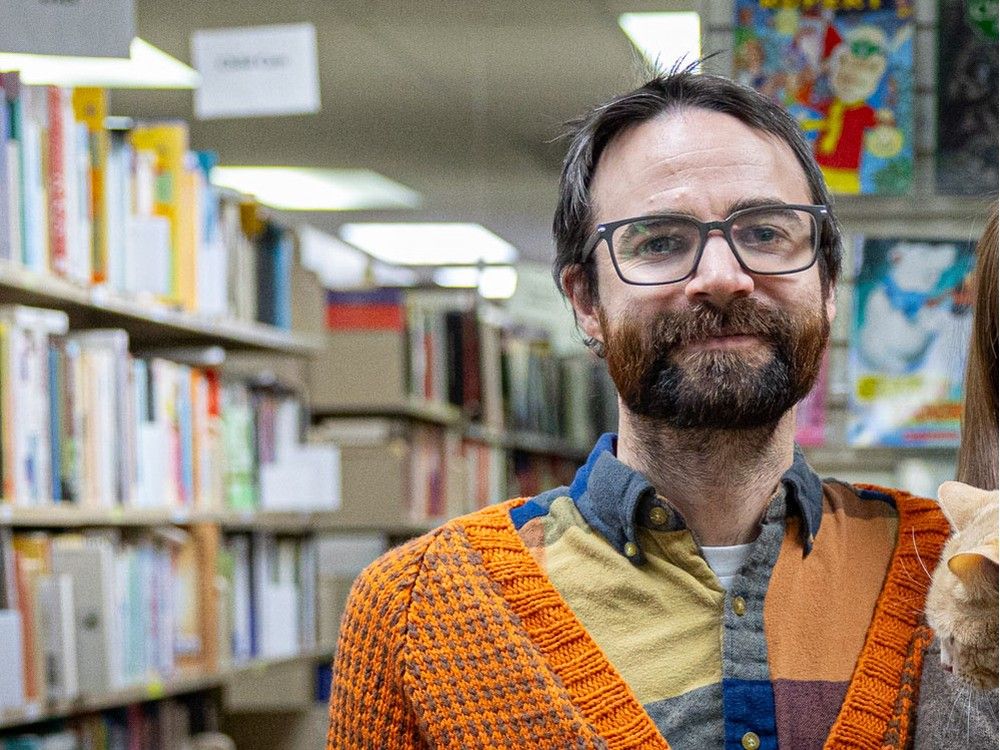 Luke Syrnick and a partner took over Westgate Books in May, becoming the fourth owners of the Saskatoon used book store since it first opened in 1972. Photo taken in Saskatoon, Sask. on Wednesday, Dec. 18, 2024.