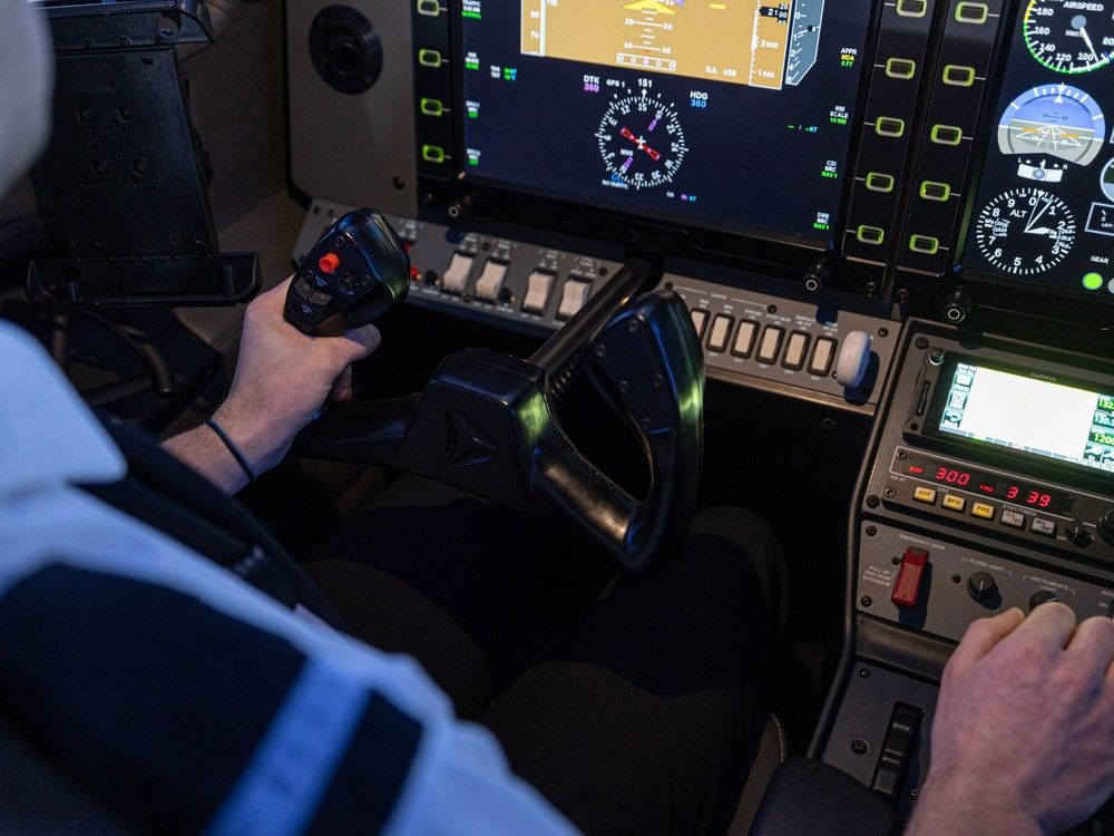 Sask Polytech flight simulator