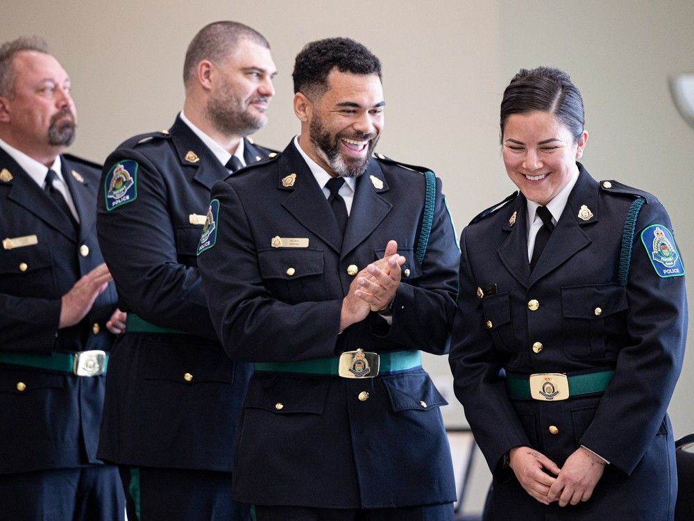 Swearing-in ceremony for new Saskatchewan Marshals Service