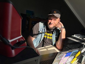 Multimedia artist Jaye Kovach is photographed in her studio at the University of Saskatchewan ahead of Nuit Blanche.
