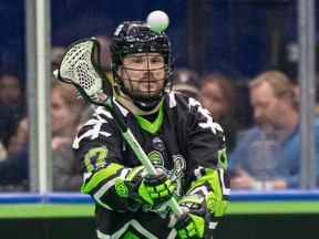 Robert Church becomes the all-time leader in games played for the NLL's Saskatchewan Rush