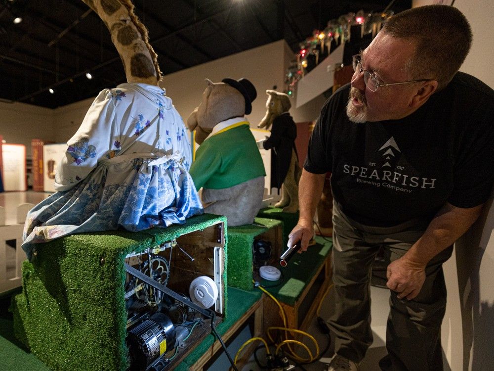 Randall Simpson stepped up in 2019 to help keep the 38-year display going at the Western Development Museum in Saskatoon.