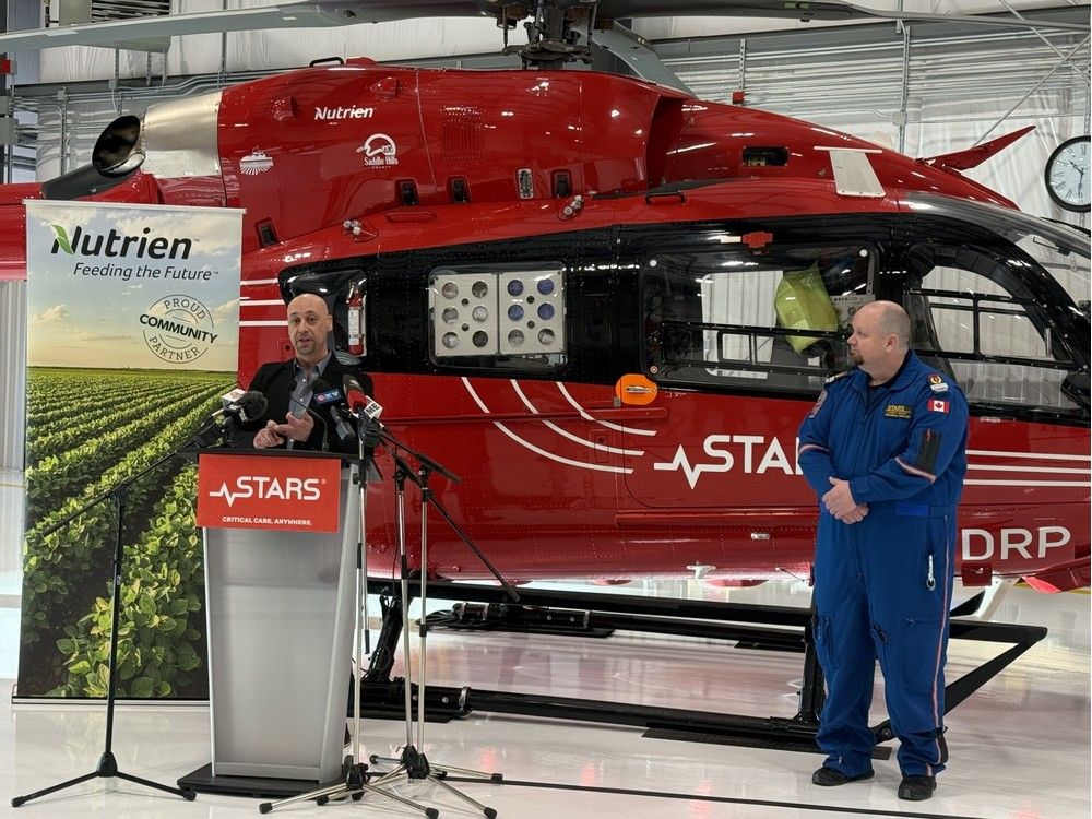 Farmer shares air rescue story as Nutrien donates $4 million to STARS