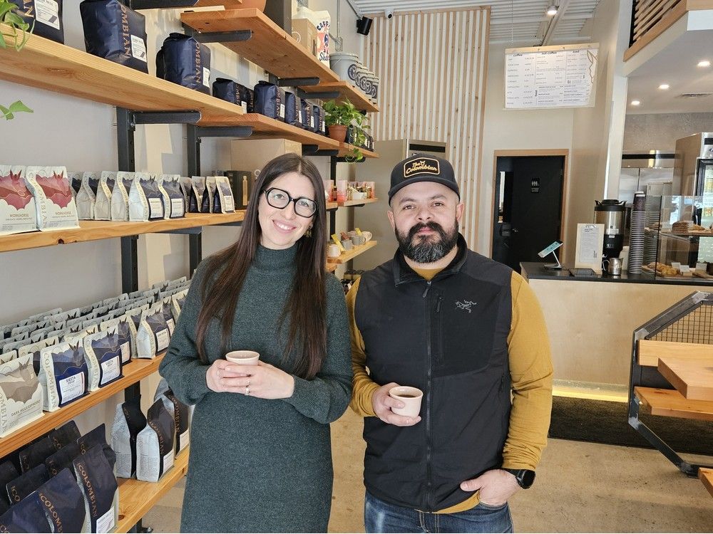 Fresh Colombian-farmed coffee at Saskatoon's Colombian Nutana