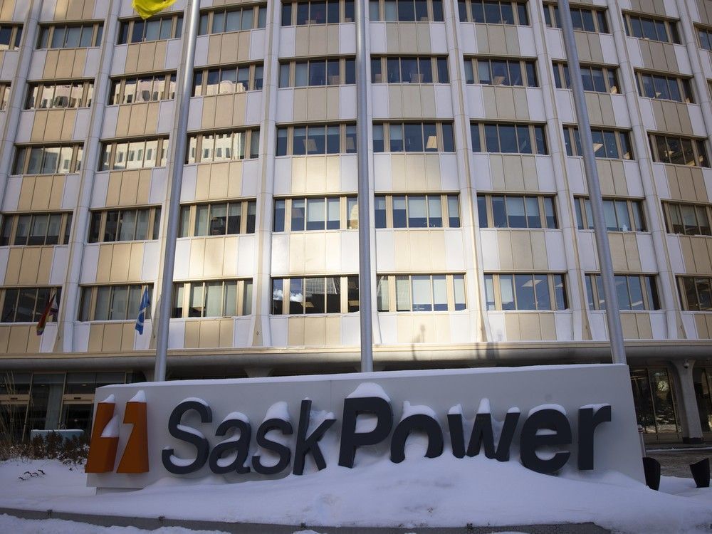 The SaskPower Building in downtown Regina.