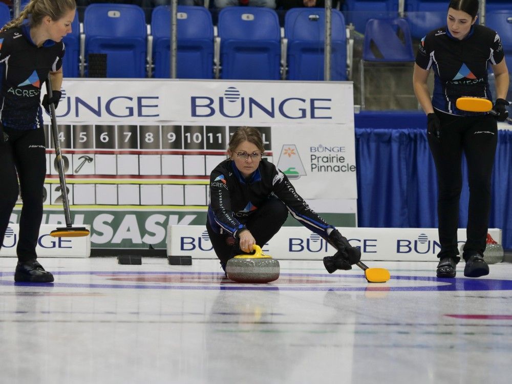 A look at the remaining teams in contention at the Saskatchewan men's and women's provincial curling championships in Melville.