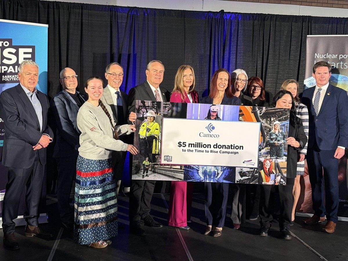 Cameco gifts  million for mine training at new Sask. Poly campus in Saskatoon