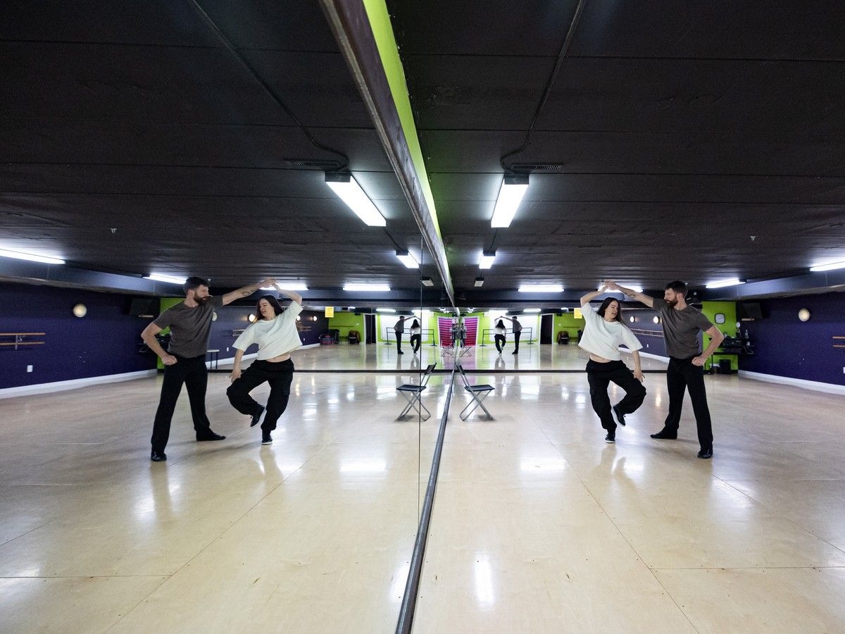 Dance Addiction YXE owners Katie and Lorne Jensen in their new Caswell Hill studio. Dance Addiction YXE owners Katie and Lorne Jensen in their new Caswell Hill studio.