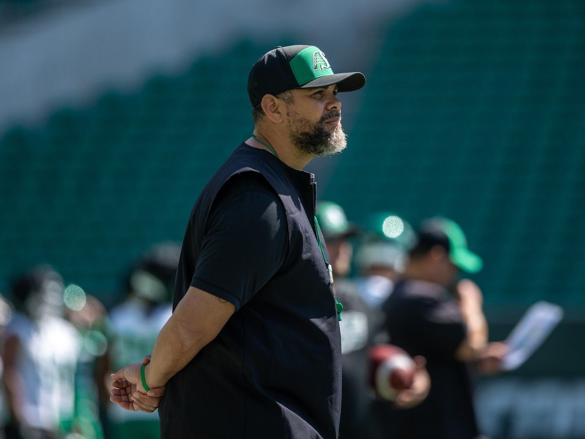 More from Saskatchewan's first official practice of the year ahead of Saturday's season opener.