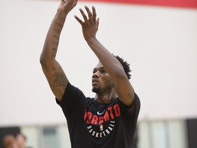 Toronto Raptors' OG Anunoby prepares for Thursday night's home opener (STAN BEHAL/Toronto Sun)