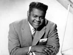 This 1956 file photo shows singer, composer and pianist Fats Domino.   (AP Photo, File)
