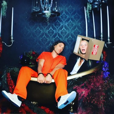 Gwyneth Paltrow poked fun of herself with her Seven costume. (gwynethpaltrow/Instagram)