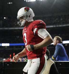 Arizona Cardinals quarterback Carson Palmer suffered a broken arm last week.
 (AP)