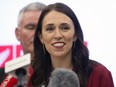 In this Oct. 19, 2017 file photo, New Zealand Labour Party leader Jacinda Ardern addresses a press conference at Parliament in Wellington, New Zealand. When an Australian journalist wanted to find out how to correctly pronounce the name of Ardern, New Zealand’s incoming prime minister, he unwittingly went straight to the top. According to the New Zealand Herald, Tiger Webb of Australia’s ABC Radio called the New Zealand Parliament on Friday, Oct. 20, to find out how Jacinda Ardern pronounces her surname. Webb was transferred to the Labour Party’s offices, and none other than Ardern herself answered the phone. (Mark Mitchell/New Zealand Herald via AP)