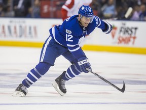 Toronto Maple Leafs forward Patrick Marleau played in his 1,500th National Hockey League game on Oct. 18, 2017. (ERNEST DOROSZUK/Toronto Sun)