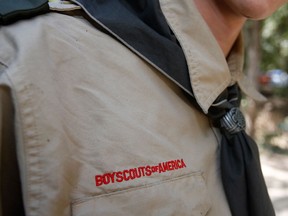 A Boy Scout attends camp Maple Dell on July 31, 2015 outside Payson, Utah. (Photo by George Frey/Getty Images)