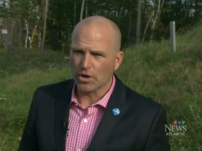 In this screenshot, Halifax city councillor Matt Whitman is seen during an October 27, 2017 interview with CTV Atlantic.