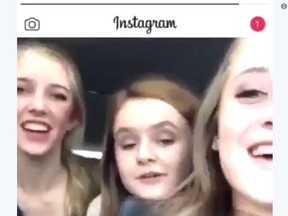 Female students from Weber High School in Pleasant View, Utah are seen in an Instagram video yelling racial slurs.