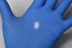 As little as as little as 20 micrograms of Carfentanil, an amount equal to a single grain of salt, can be deadly to humans.