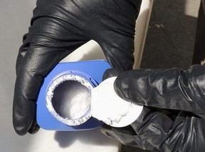 Canada Border Services Agency intercepted a large amount of carfentanil, in a box labelled as printer accessories, at the airport in Vancouver in June 2016. The drugs were mailed from China and destined for Calgary.