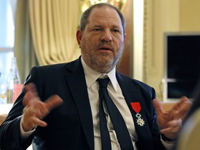 Harvey Weinstein filed a lawsuit Thursday seeking emails, his personnel file and other records from his former company. (Remy de la Mauviniere/AP Photo/Files)