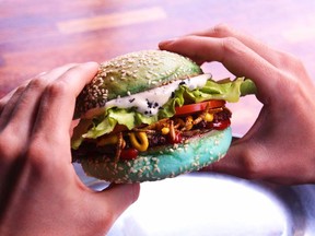 Aussie burger chain Huxtaburger will be offering a bug filled burger on Halloween - the Bugstaburger. (Facebook)