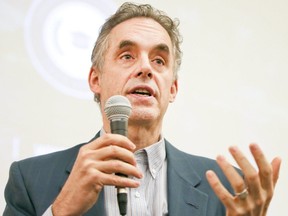 University of Toronto professor Jordan Peterson speaks at th Sandford Fleming building in Toronto on Friday February 3, 2017.