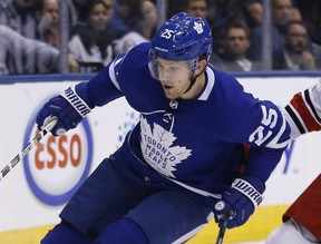 James van Riemsdyk of the Toronto Maple Leafs.  (MICHAEL PEAKE/Toronto Sun)