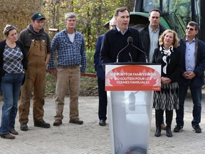 Minister of Finance Bill Morneau speaks during a tax reform announcement in Erinsville, Ont., Thursday Oct., 19, 2017. (THE CANADIAN PRESS/Lars Hagberg)