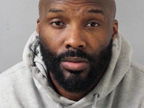 This booking mug provided by the Metro Nashville Police Department shows Derrick Mason.