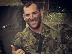 Nathan Cirillo is pictured in this undated Instagram photo. Cirillo was shot and killed while standing guard at the National War Memorial in Ottawa on Oct. 22, 2014. (Instagram)