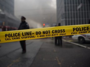 Toronto Police tape. (Canadian Press file photo)