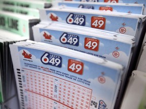 Lotto 649 tickets.  (Dave Abel/Postmedia Network)