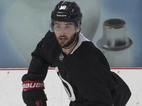 Derick Brassard leads the Ottawa Senators in goals this season with four. (ADRIAN WYLD/The Canadian Press files)