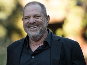 Harvey Weinstein, co-chairman and co-founder of Weinstein Co., attends the second day of the annual Allen & Company Sun Valley Conference, July 12, 2017 in Sun Valley, Idaho. (Drew Angerer/Getty Images)