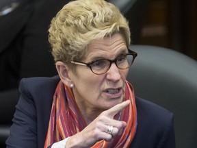 Premier Kathleen Wynne defends her government in the Legislature regarding the Ontario Auditors General special report on the Fair Hydro Plan in Toronto, Ont. on Tuesday October 17, 2017.