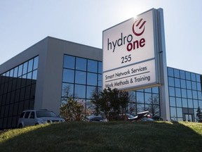 A Hydro One office is pictured in Mississauga.