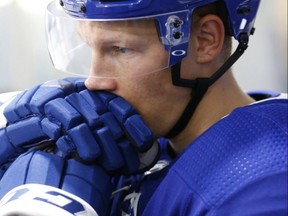 Leafs' Nikita Soshnikov could return to Russia to get more playing time. (Michael Peake/Toronto Sun)