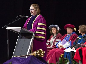 Deborah MacLatchy is the president and vice-chancellor of Wilfrid Laurier University. (Brian Thompson/Brantford Expositor)