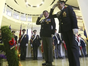 Canada's fallen were honoured at a Remembrance Day ceremony held at the Scarborough Civic Centre on Sunday.