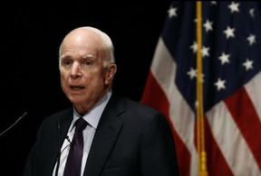 Sen. John McCain says Hillary Clinton should shut up and get over the fact she lost the election. THE ASSOCIATED PRESS