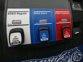 Drivers in Toronto were paying nearly $1.25 for a litre of regular gas on Sunday.